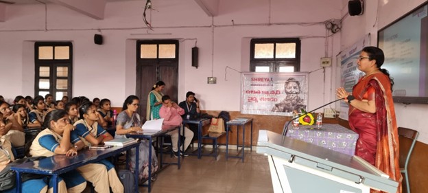 Cervical Cancer Session by Dr.Praveena at St.Joseph College 1